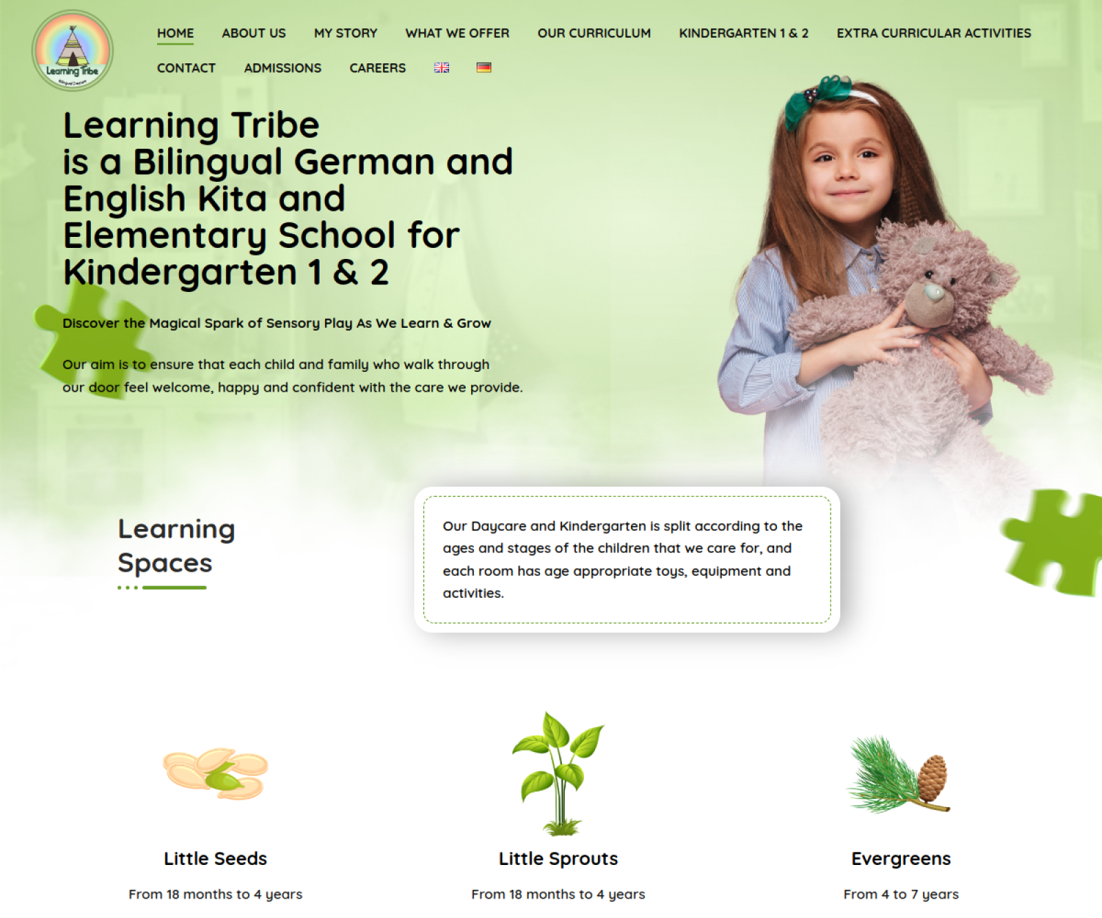 Live screenshot of Learning Tribe