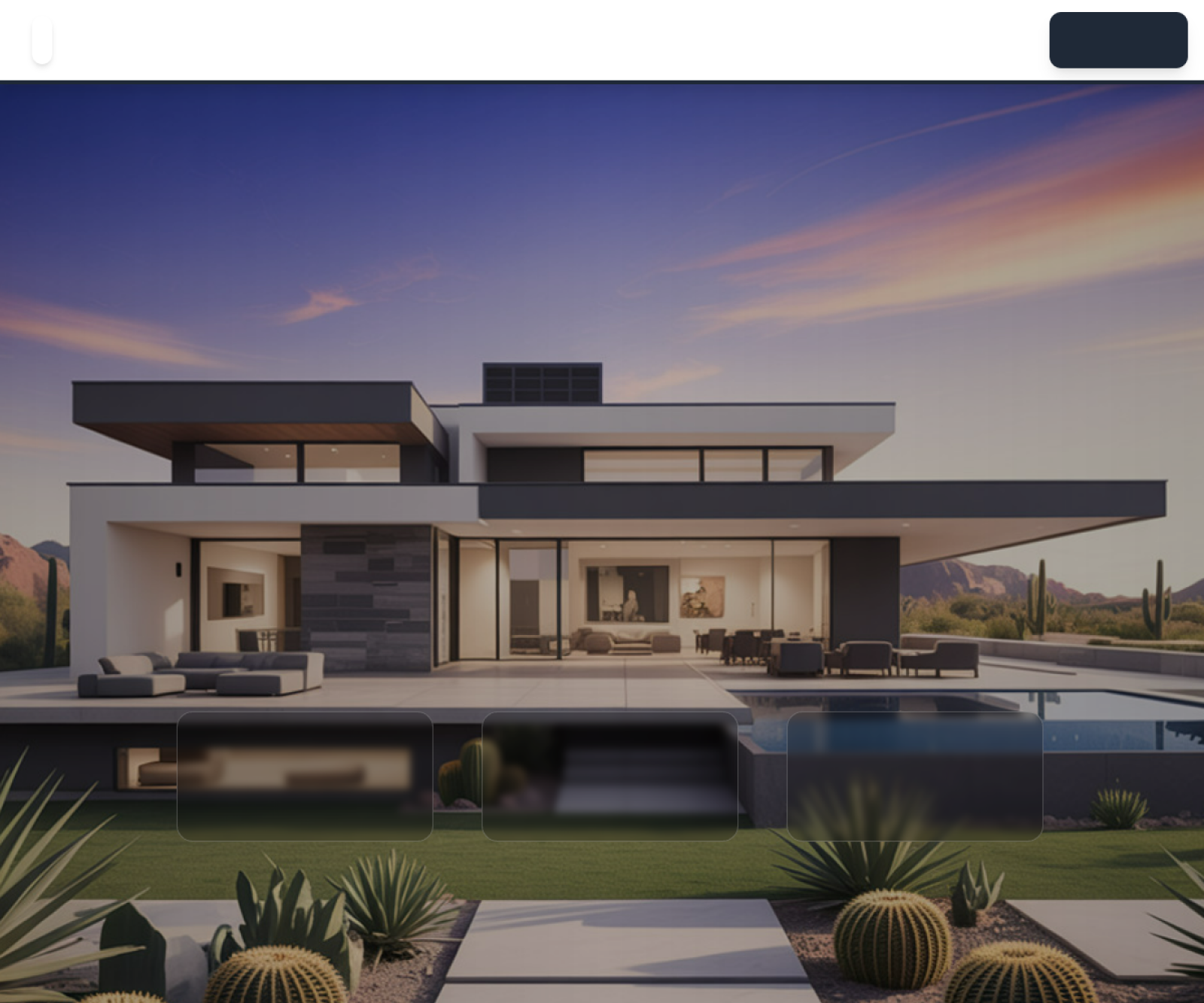 Live screenshot of Ryaz Homes
