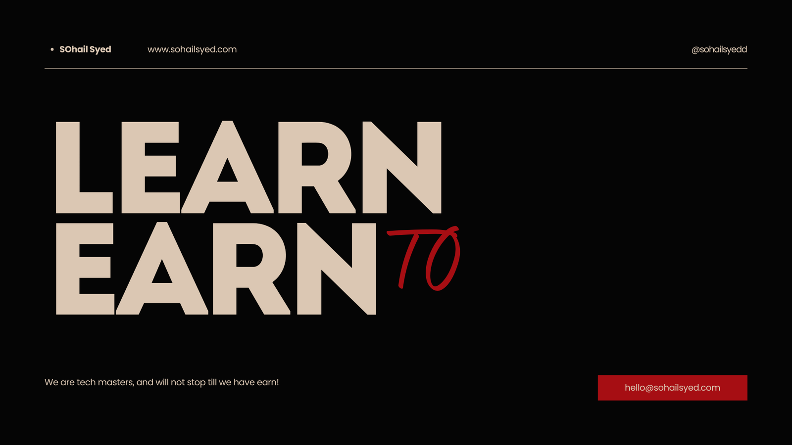 Learn To Earn - Batch#1